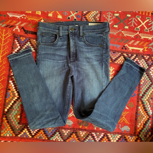 rag & bone Jeans distressed hem, size 28 cropped ankle - Picture 2 of 5